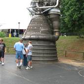 US Space and Rocket Center- Saturn F-1 Engine/Rocket Display