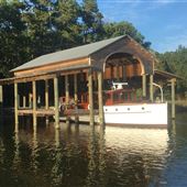 1929 Bridge Deck Cruiser on the historic Magnolia River